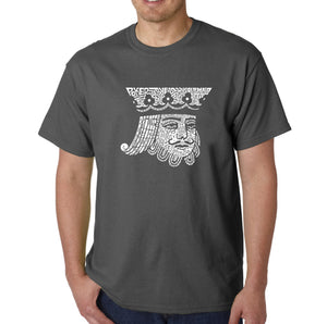 King of Spades - Men's Word Art T-Shirt