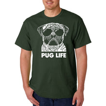 Load image into Gallery viewer, Pug Life - Men&#39;s Word Art T-Shirt