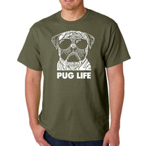 Load image into Gallery viewer, Pug Life - Men&#39;s Word Art T-Shirt