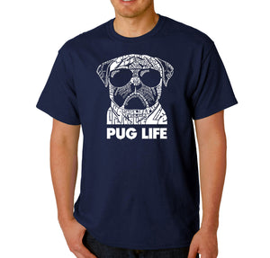 Pug Life - Men's Word Art T-Shirt