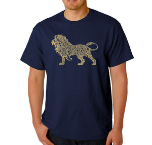 Lion - Men's Word Art T-Shirt