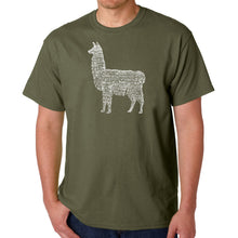 Load image into Gallery viewer, Llama Mama  - Men&#39;s Word Art T-Shirt