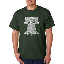 Load image into Gallery viewer, Liberty Bell - Men&#39;s Word Art T-Shirt