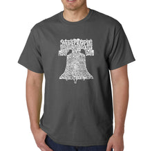 Load image into Gallery viewer, Liberty Bell - Men&#39;s Word Art T-Shirt