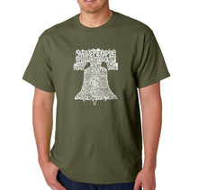 Load image into Gallery viewer, Liberty Bell - Men&#39;s Word Art T-Shirt