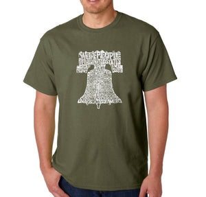 Liberty Bell - Men's Word Art T-Shirt