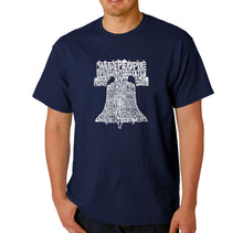 Load image into Gallery viewer, Liberty Bell - Men&#39;s Word Art T-Shirt