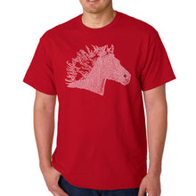 Load image into Gallery viewer, Horse Mane - Men&#39;s Word Art T-Shirt