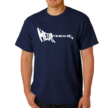 Load image into Gallery viewer, Metal Head - Men&#39;s Word Art T-Shirt