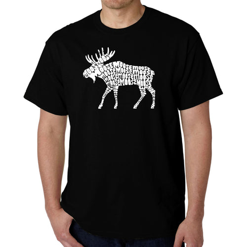 Moose  - Men's Word Art T-Shirt