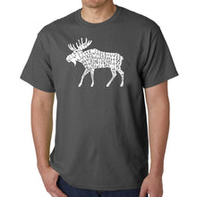 Load image into Gallery viewer, Moose  - Men&#39;s Word Art T-Shirt