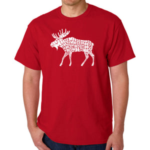 Moose  - Men's Word Art T-Shirt