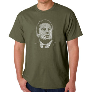 Elon Musk  - Men's Word Art T-Shirt