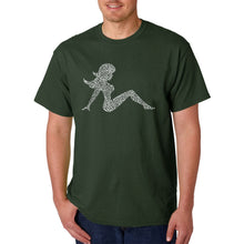 Load image into Gallery viewer, Mudflap Girl Keep on Truckin - Men&#39;s Word Art T-Shirt