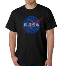 Load image into Gallery viewer, NASA&#39;s Most Notable Missions - Men&#39;s Word Art T-Shirt