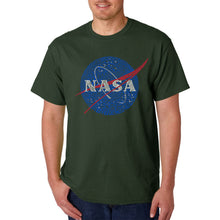 Load image into Gallery viewer, NASA&#39;s Most Notable Missions - Men&#39;s Word Art T-Shirt