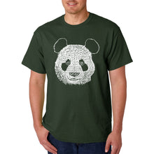 Load image into Gallery viewer, Panda - Men&#39;s Word Art T-Shirt