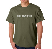 Load image into Gallery viewer, PHILADELPHIA NEIGHBORHOODS - Men&#39;s Word Art T-Shirt