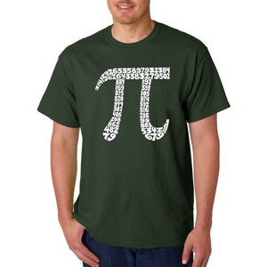 THE FIRST 100 DIGITS OF PI - Men's Word Art T-Shirt