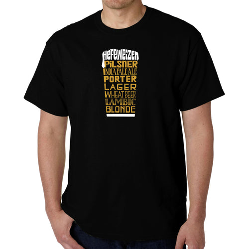 Styles of Beer  - Men's Word Art T-Shirt
