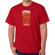 Load image into Gallery viewer, Styles of Beer  - Men&#39;s Word Art T-Shirt