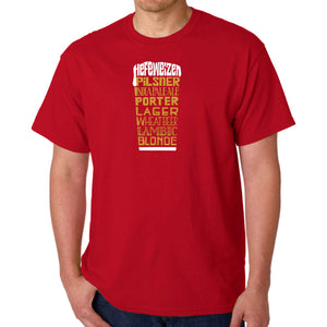 Styles of Beer  - Men's Word Art T-Shirt