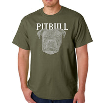 Load image into Gallery viewer, Pitbull Face - Men&#39;s Word Art T-Shirt