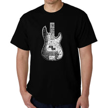 Load image into Gallery viewer, Bass Guitar  - Men&#39;s Word Art T-Shirt