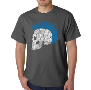 Punk Mohawk - Men's Word Art T-Shirt