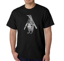 Load image into Gallery viewer, Penguin - Men&#39;s Word Art T-Shirt