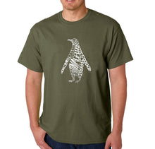 Load image into Gallery viewer, Penguin - Men&#39;s Word Art T-Shirt