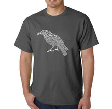 Load image into Gallery viewer, Edgar Allan Poe&#39;s The Raven - Men&#39;s Word Art T-Shirt