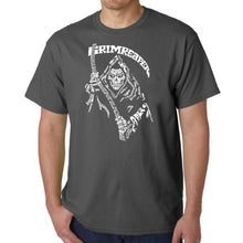 Load image into Gallery viewer, Grim Reaper  - Men&#39;s Word Art T-Shirt