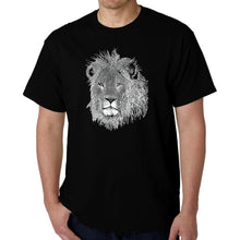 Load image into Gallery viewer, Lion  - Men&#39;s Word Art T-Shirt