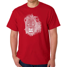 Load image into Gallery viewer, Lion  - Men&#39;s Word Art T-Shirt
