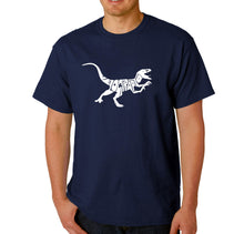 Load image into Gallery viewer, Velociraptor - Men&#39;s Word Art T-Shirt