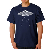 Load image into Gallery viewer, Flying Saucer UFO - Men&#39;s Word Art T-Shirt