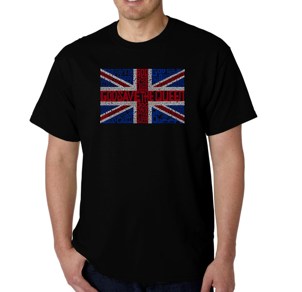 God Save The Queen - Men's Word Art T-Shirt