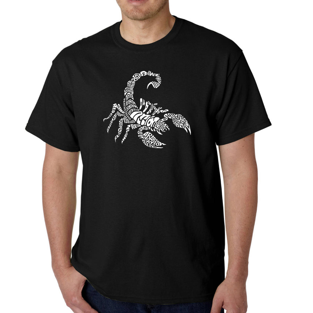 Types of Scorpions - Men's Word Art T-Shirt