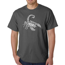 Load image into Gallery viewer, Types of Scorpions - Men&#39;s Word Art T-Shirt