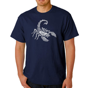 Types of Scorpions - Men's Word Art T-Shirt