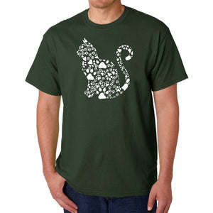Cat Claws - Men's Word Art T-Shirt