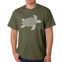 Load image into Gallery viewer, Turtle - Men&#39;s Word Art T-Shirt