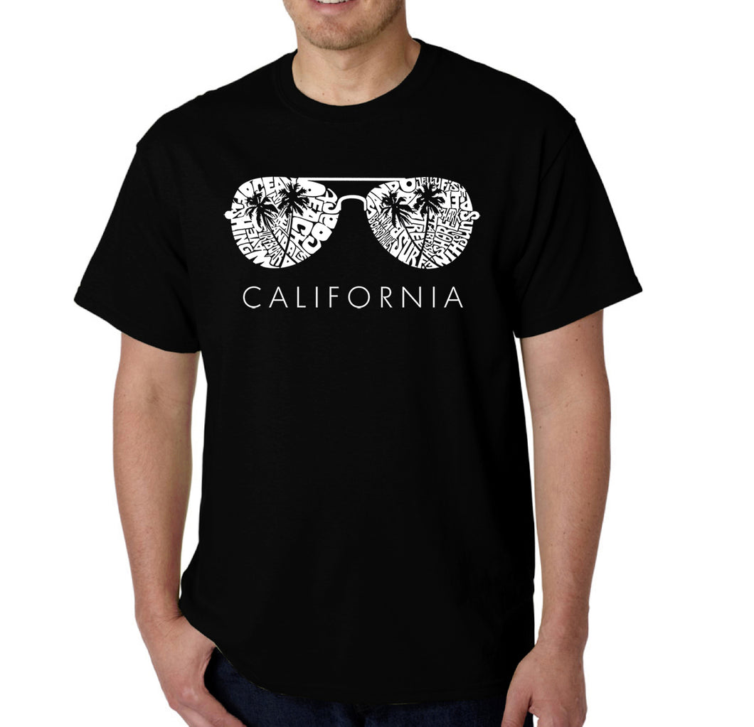 California Shades - Men's Word Art T-Shirt