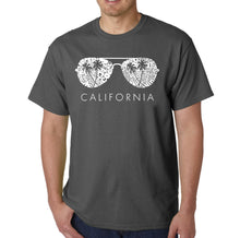 Load image into Gallery viewer, California Shades - Men&#39;s Word Art T-Shirt