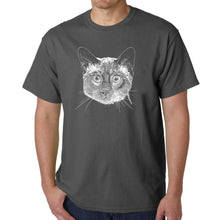 Load image into Gallery viewer, Siamese Cat  - Men&#39;s Word Art T-Shirt