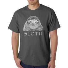 Load image into Gallery viewer, Sloth - Men&#39;s Word Art T-Shirt