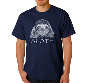 Sloth - Men's Word Art T-Shirt