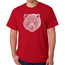 Load image into Gallery viewer, Bear Face  - Men&#39;s Word Art T-Shirt