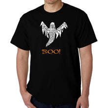 Load image into Gallery viewer, Halloween Ghost - Men&#39;s Word Art T-Shirt